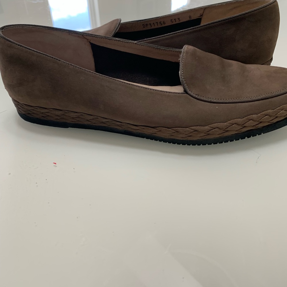 Salvatore Ferragamo Brown Suede Loafers